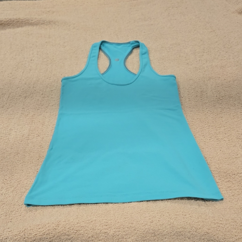 lululemon athletica Turquoise Tank Top